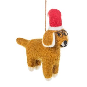 Christmas Dog Hanging Decoration - Funky Chunky Furniture