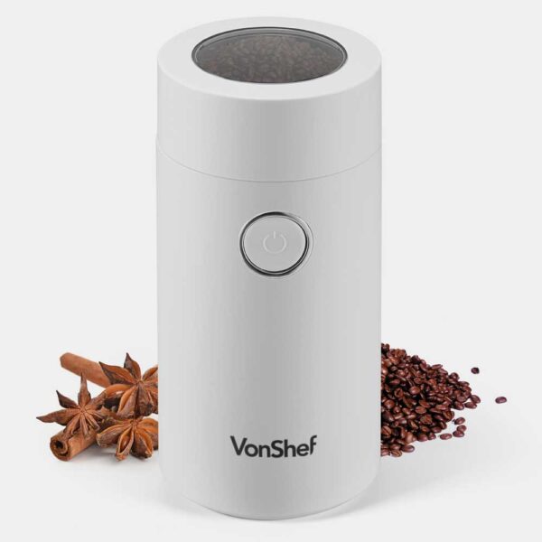 Coffee Bean Grinder - White 150W