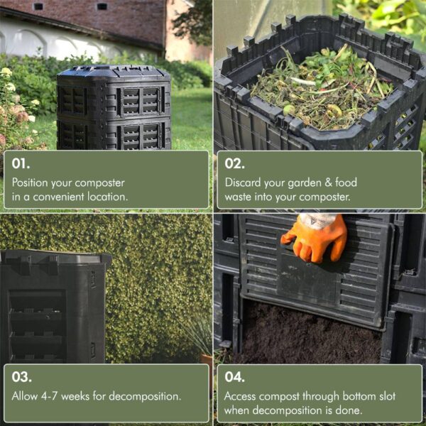 Black 360L Composter - Image 3