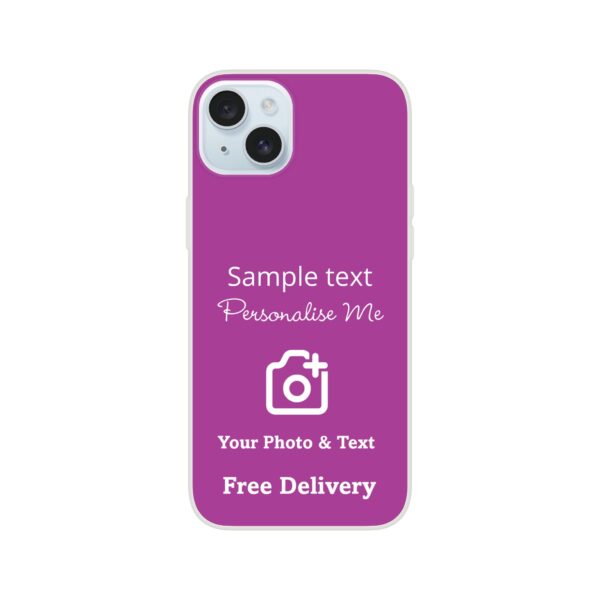 Personalised Mobile Flexi Phone Case, Samsung - Galaxy S21