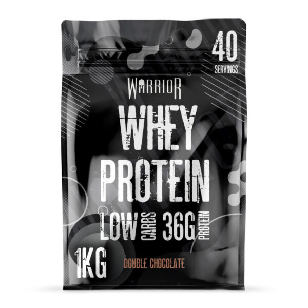 Warrior Whey Protein Powder - Double Chocolate - 1kg