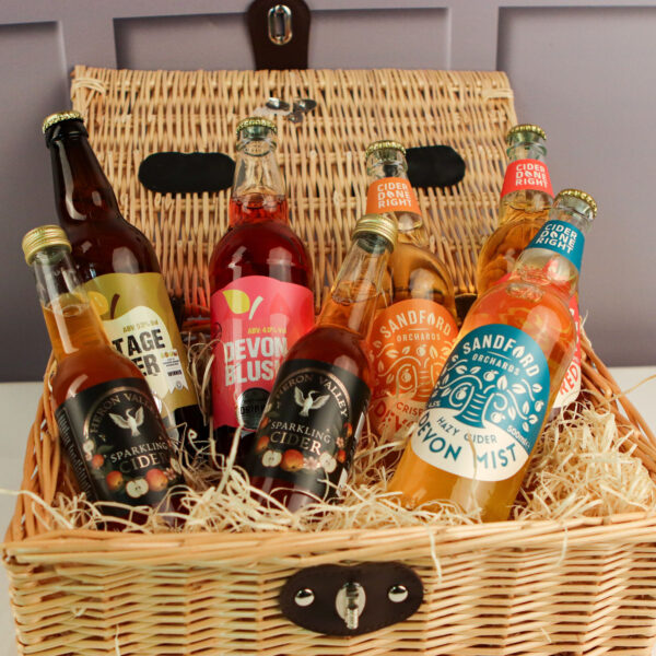 Devon Cider Hamper - Wicker Hamper