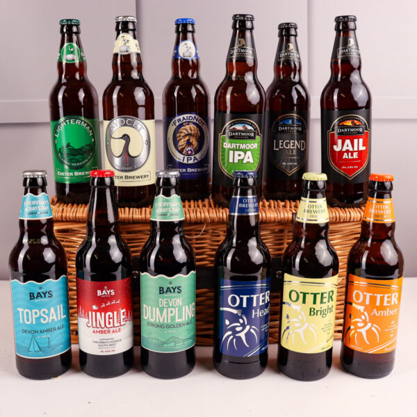 The Devon Dozen Twelve Ales Hamper - Standard Box