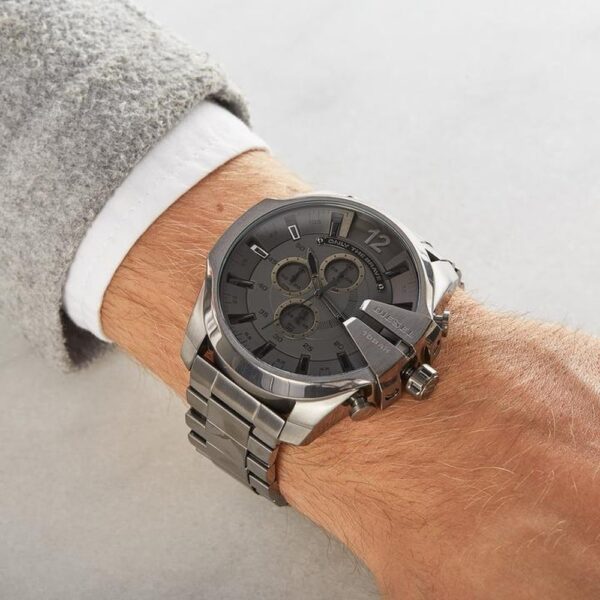 Diesel DZ4282 Chronograph Grey Dial Gunmetal Men's Watch - Image 3