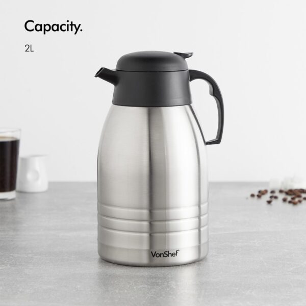 2L Stainless Steel Vacuum Jug - Image 3