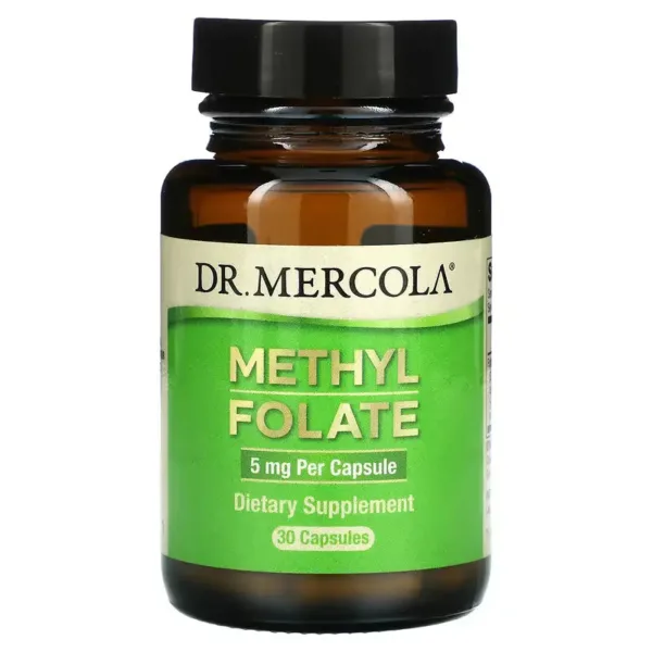 Dr Mercola Methyl Folate 5mg | 30 Capsules