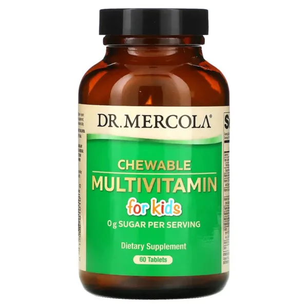 Dr Mercola Chewable Multivitamin for Kids | 60 Tablets