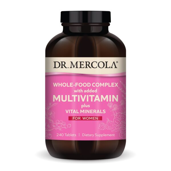 Dr Mercola WholeFood Multivitamin for Women | 240 Tablets