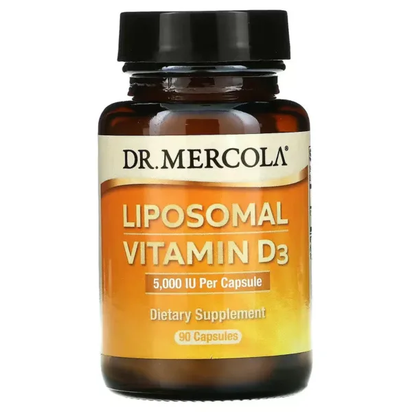 Dr Mercola Liposomal Vitamin D3 5000 IU  | 90 Capsules