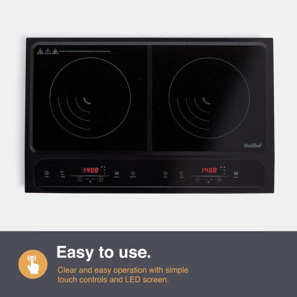 Dual Induction hob 2800W - Image 2