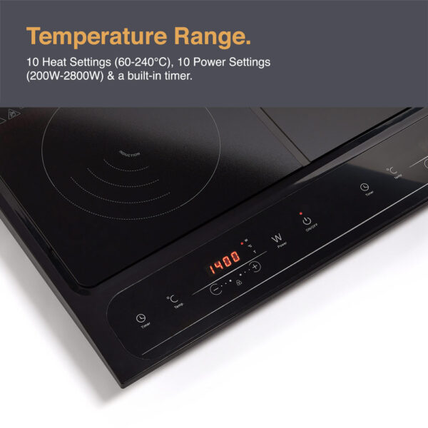 Dual Induction hob 2800W - Image 4