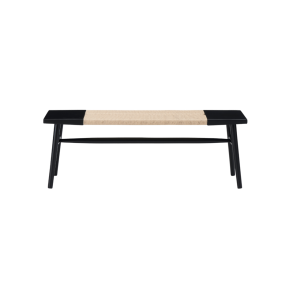 Elder Bench-Black & Natural