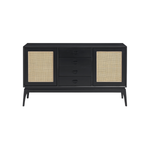 Elder Sideboard-Black & Natural