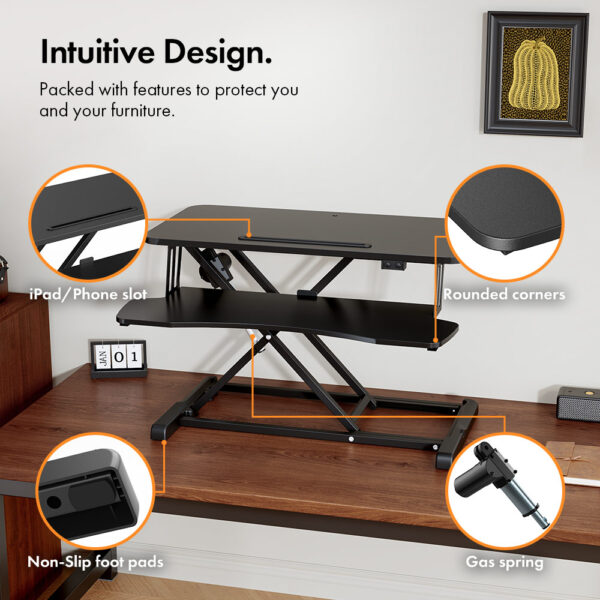 Electric Sit Stand Rising Workstation - Image 3