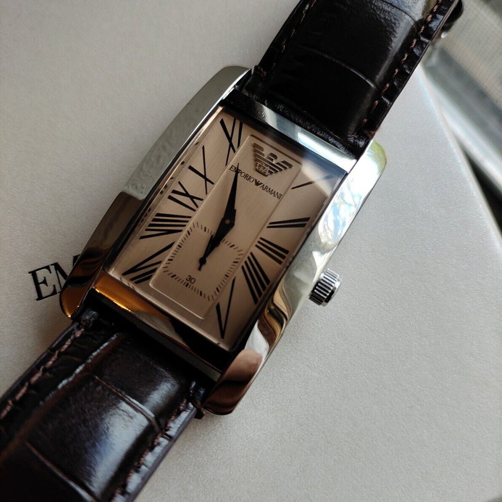 Emporio Armani AR0154 Classic Brown Men's Watch - Image 2