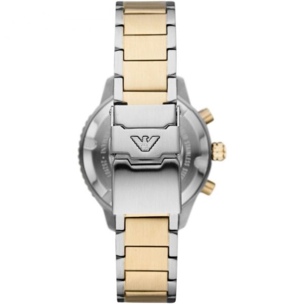 Emporio Armani AR11362 Chronograph Diver Two Tone Men's Watch - Image 2