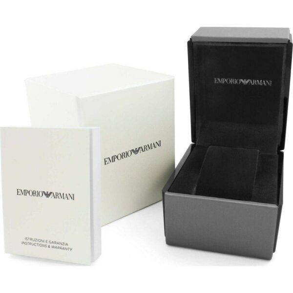 Emporio Armani AR11446 Gianni T-Bar Analog Silver Dial Women's Watch - Image 3