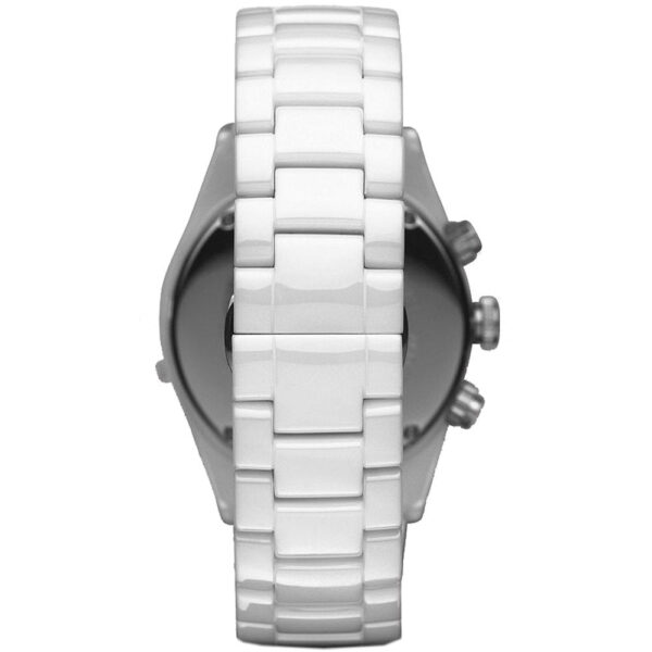 Emporio Armani AR1424 White Ceramica Men's Watch - Image 2