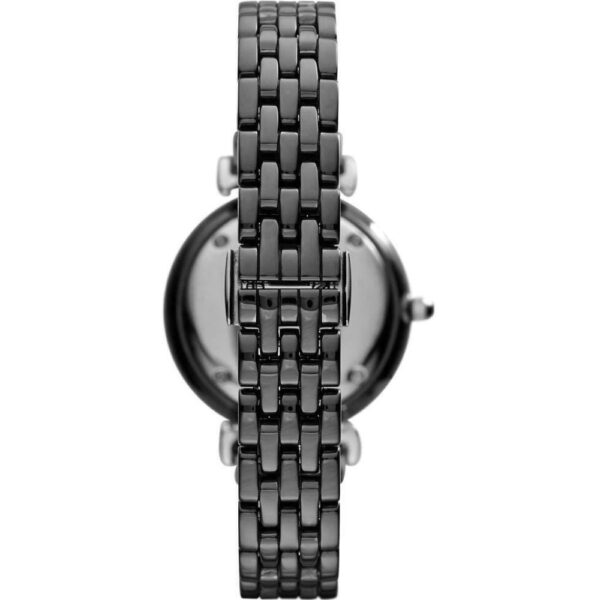 Emporio Armani AR1487 Black Ceramic Ladies Watch - Image 2