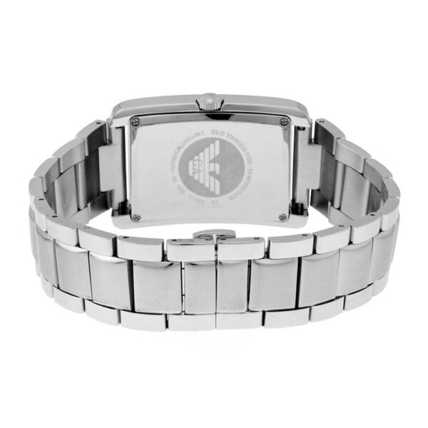 Emporio Armani AR1608 Rectangular Black Dial Men's Watch - Image 2