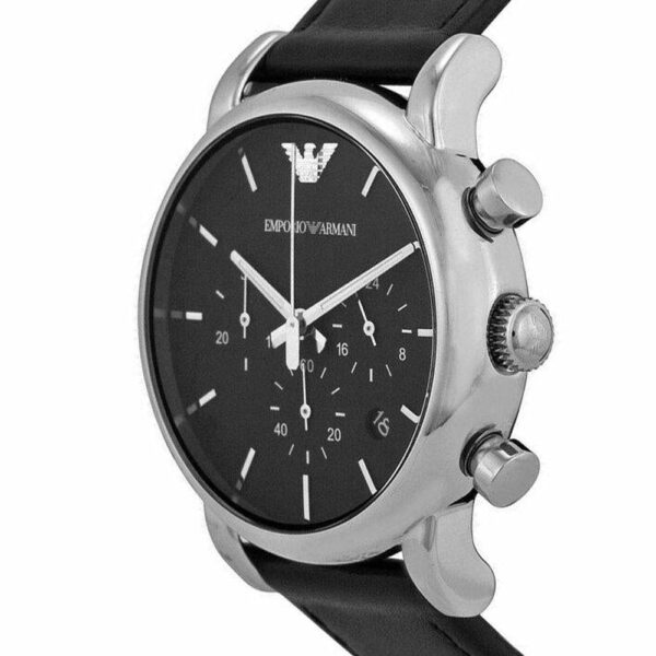 Emporio Armani AR1733 Classic Black Stainless Steel Men's Watch - Image 2