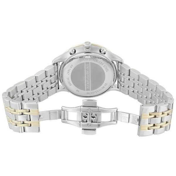 Emporio Armani AR1847 Men's Watch Chronograph Two Tone Blue - Image 2