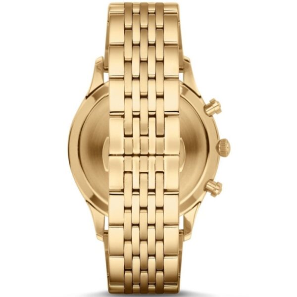 Emporio Armani AR1893 Beta Men's Gold Chronograph Watch - Image 2