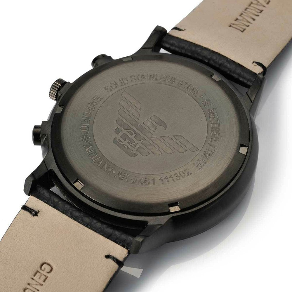 Emporio Armani AR2461 Sportivo Chronograph Black Men's Watch - Image 3