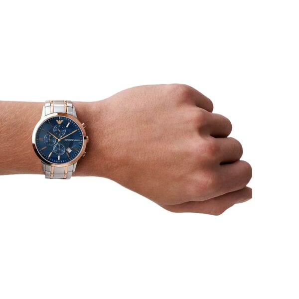Emporio Armani AR80025 Two-Tone Chronograph Men's Watch - Image 3
