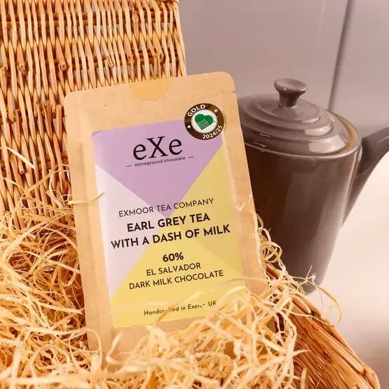 Exe Chocolate - Earl Grey Tea with a Dash of Milk 60% Dark Milk Chocolate
