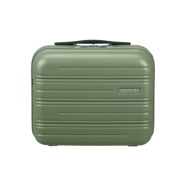 American Tourister High Turn Beauty case Matt Sage Khaki