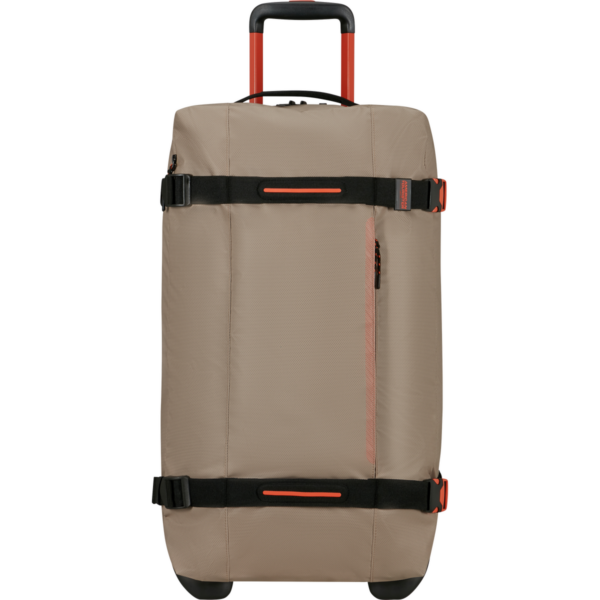 American Tourister Urban Track Duffle with wheels Beige/Orange