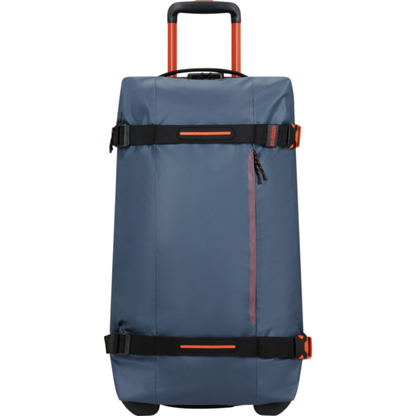 American Tourister Urban Track Duffle with wheels Navy/Orange