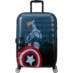 American Tourister Marvel Wavebreaker Medium Check-in Captain America City
