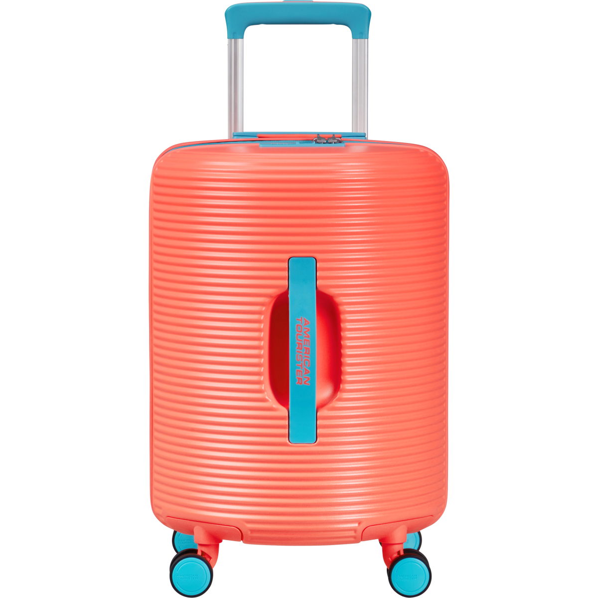 American Tourister Rollio Cabin luggage Coral/Blue