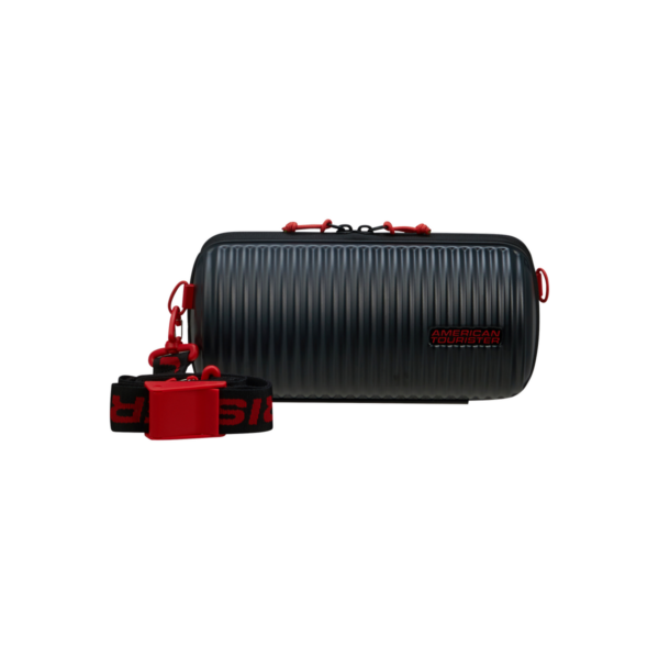 American Tourister Rollio Crossbody Bag Black/Red