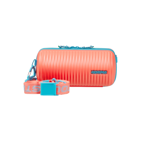 American Tourister Rollio Crossbody Bag Coral/Blue