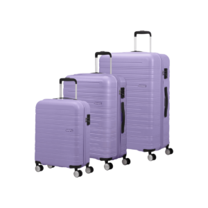 American Tourister High Turn Luggage set Matt Lavender