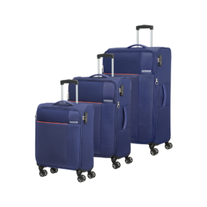 American Tourister Fun Cruise Luggage set Navy/Orange
