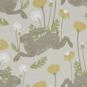 Clarke & Clarke March Hare Made To Measure Lined Curtains Linen