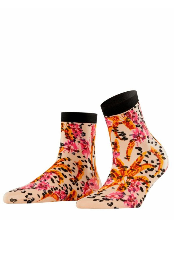 Falke Jungle Fever Socks Colour: Mandarin, Size: Shoe Size UK 3-5/ EU