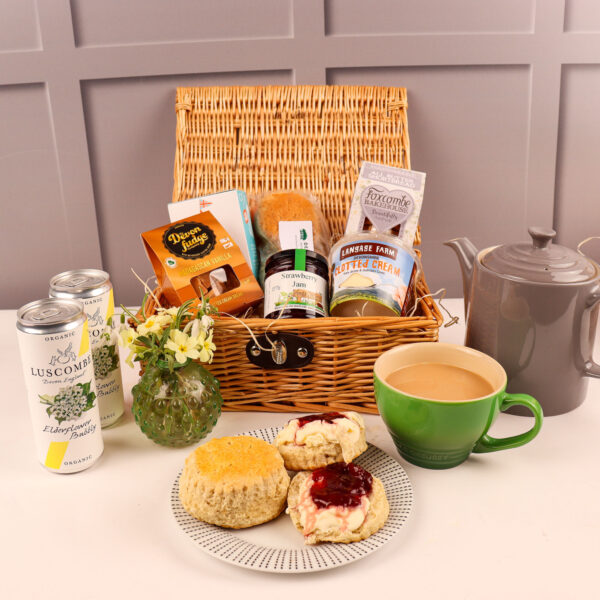 Family Cream Tea Hamper - Afternoon Tea Delivery - Printed Box