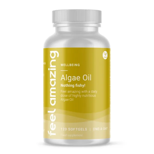 Feel Amazing Algae Oil Vegan Omega 3 | 120 Softgels