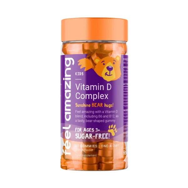 Feel Amazing Kids Vitamin D Complex | 30 gummies