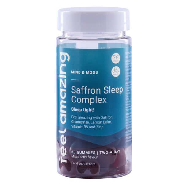 Feel Amazing Saffron Sleep Complex | 60 Gummies