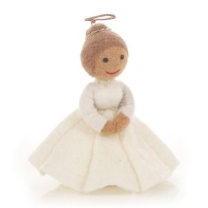 Felt Angel Tree Topper - Uriel - Funky Chunky Furniture