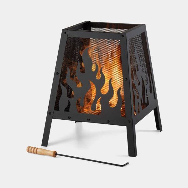 Flame Design Square Fire Pit