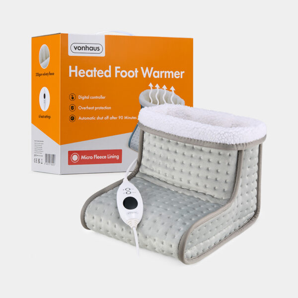 Grey Electric Foot Warmer