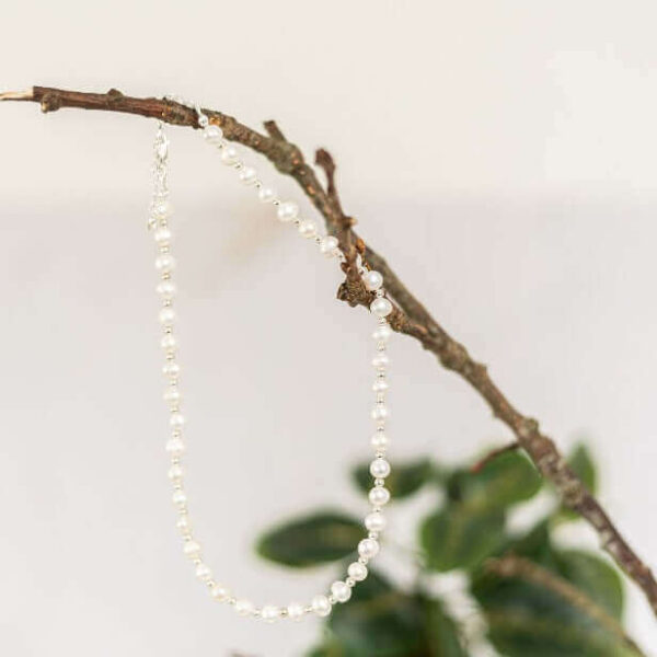 Freshwater Pearl Beaded Necklace | Metal: Gold  Filled | Necklace Length: 18 Inch