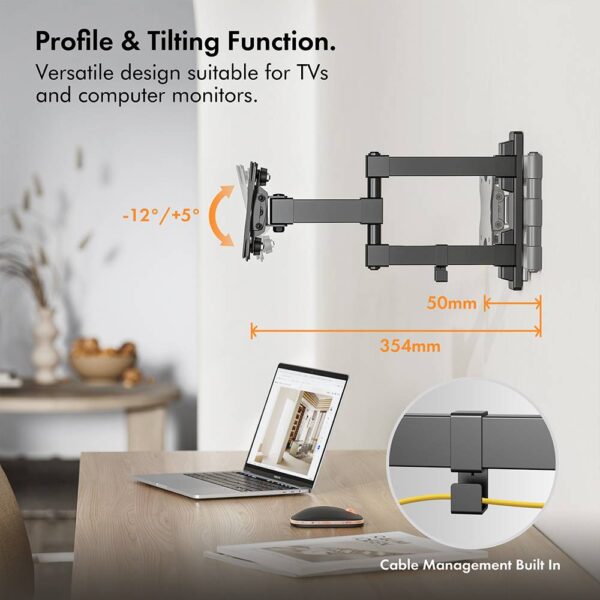 23-27 inch Tilt  Swivel TV bracket - Image 4